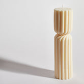 Twisted Hourglass Decorative Candle